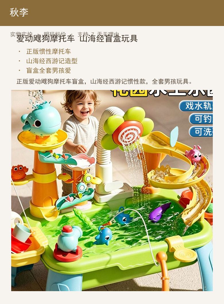 爱动飕狗摩托车 山海经盲盒玩具 详情图